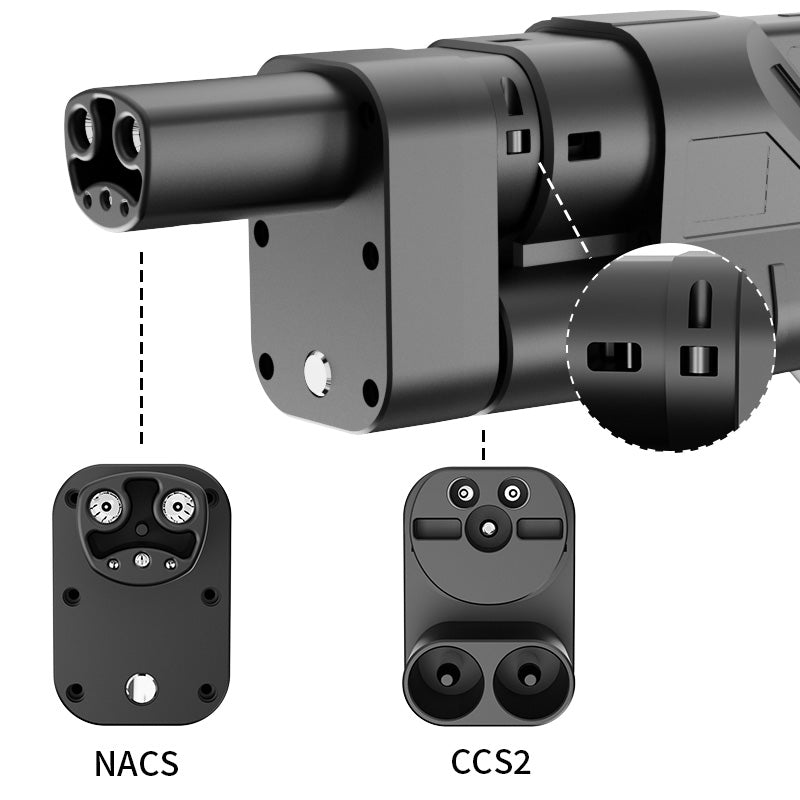 CCS2 to NACS DC adapter with lock