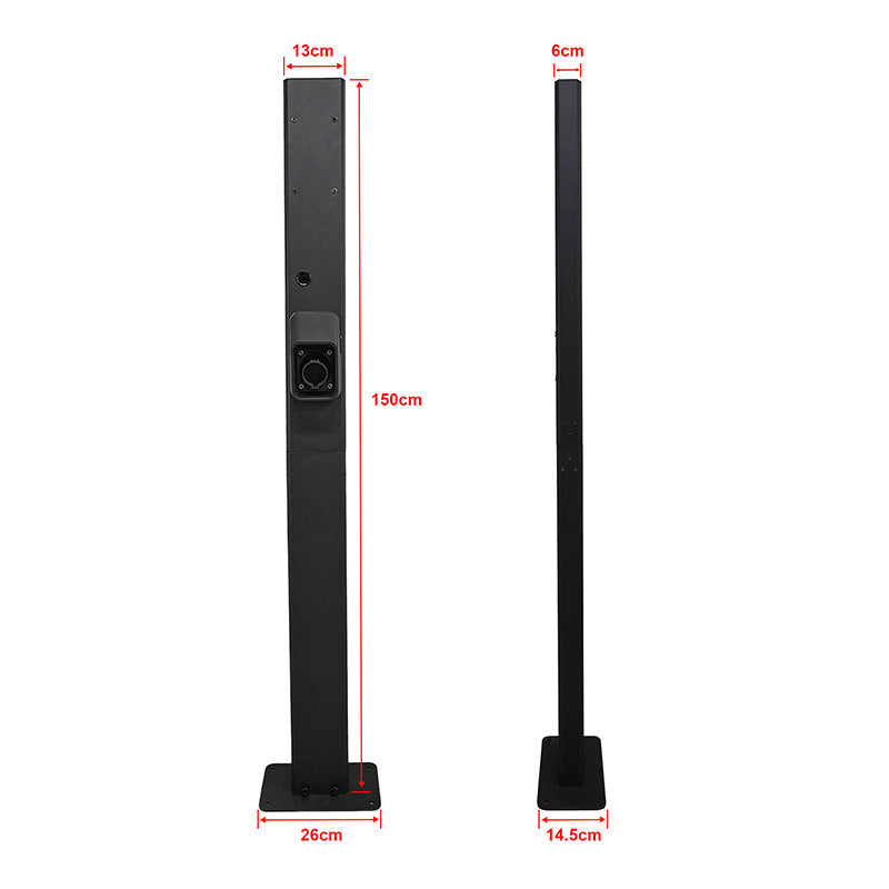 EV charger pedestal stand